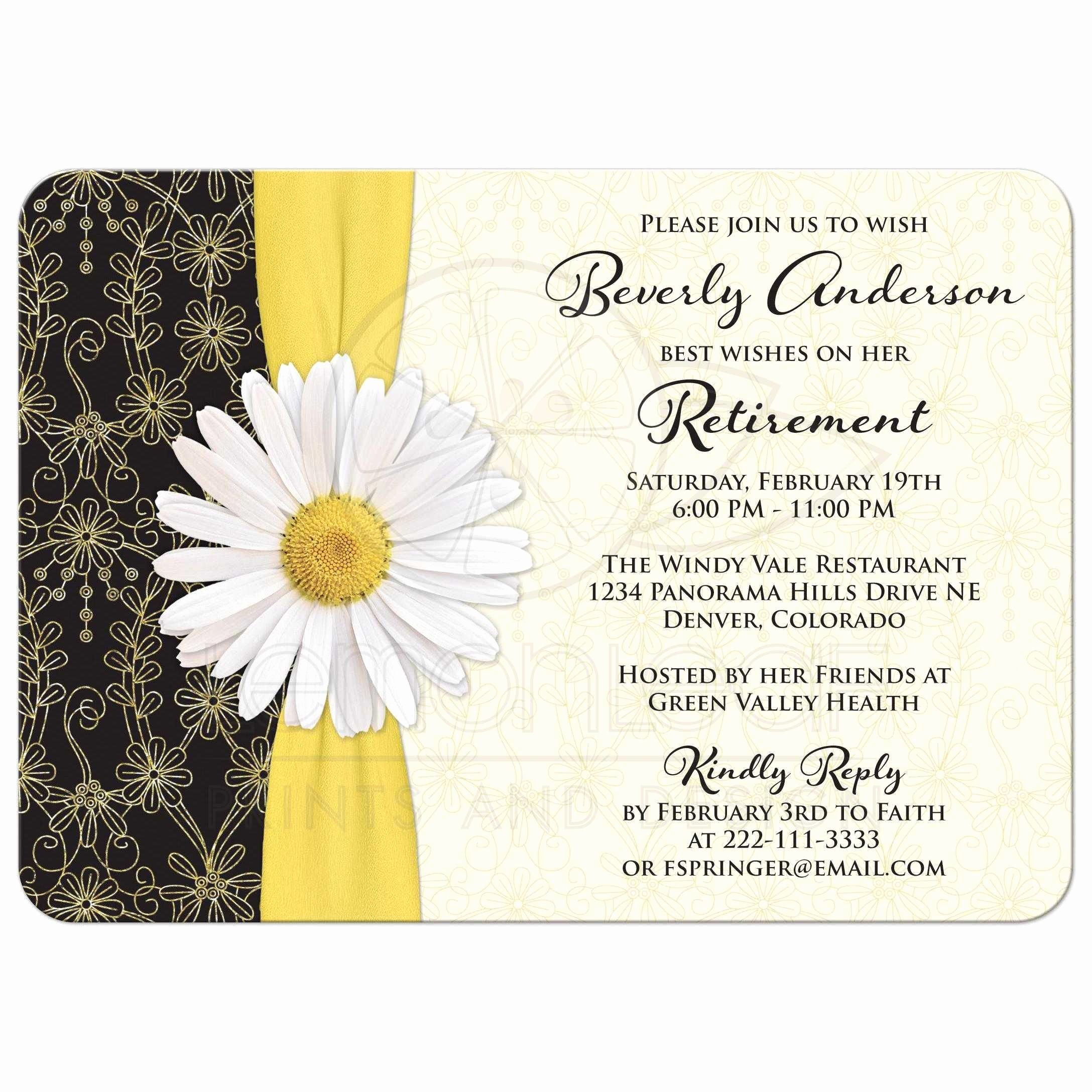Retirement Reception Invitation Template Printable And Enjoyable Learning