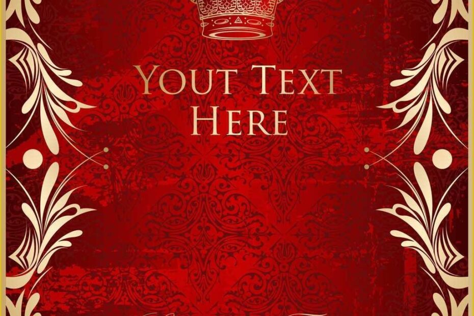 Royal Wedding Invitation Template Free Of Royal Poster Template