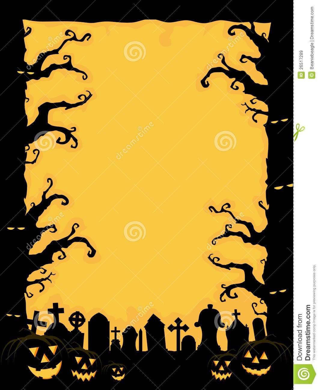 Scary Halloween Invitation Templates