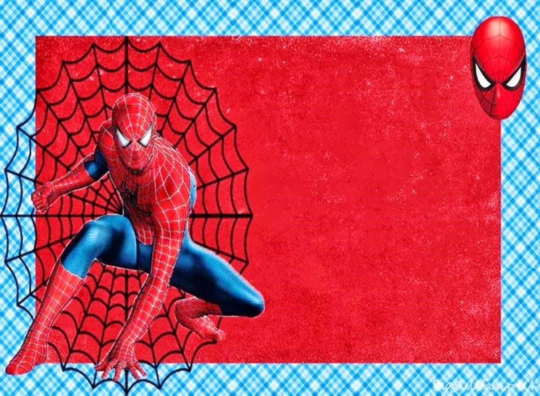 Spiderman Invitation Template SampleTemplatess SampleTemplatess