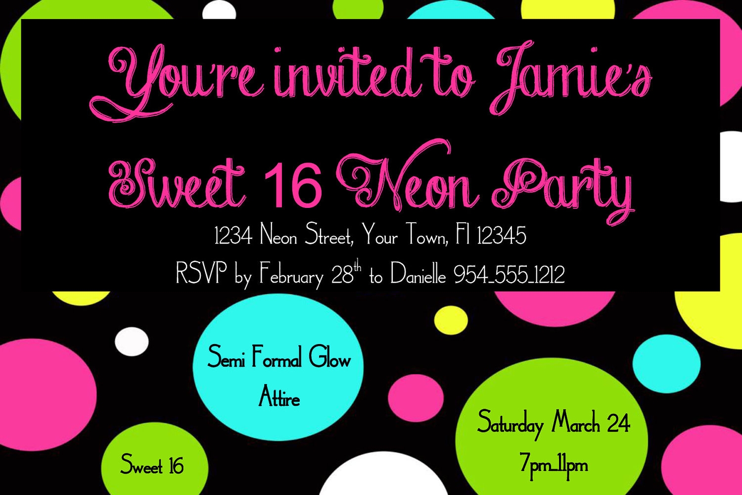 Sweet 16 Birthday Invitation Templates Free Dolanpedia