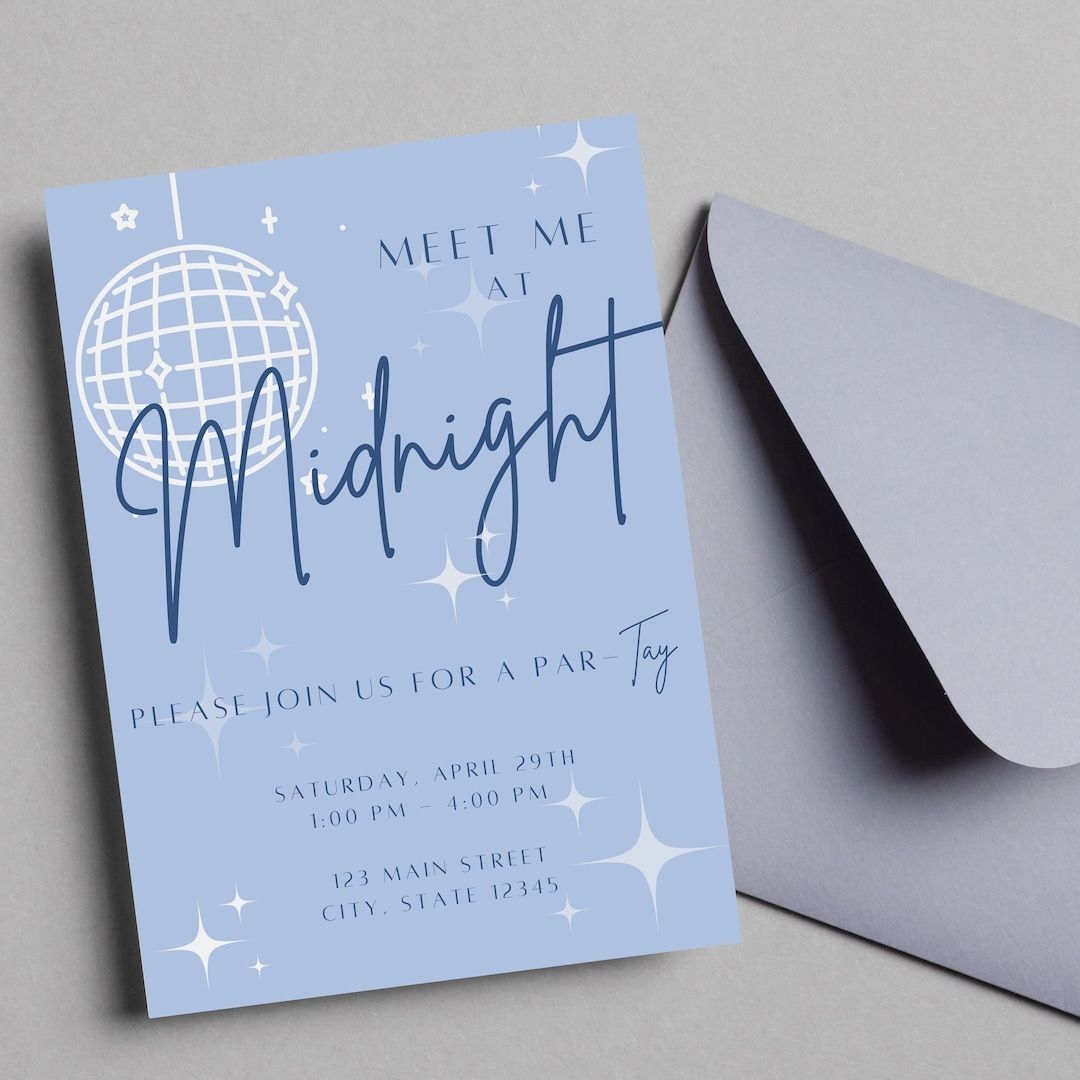 Taylor Swift Party Invitation Template Taylor Swift Editable Template 