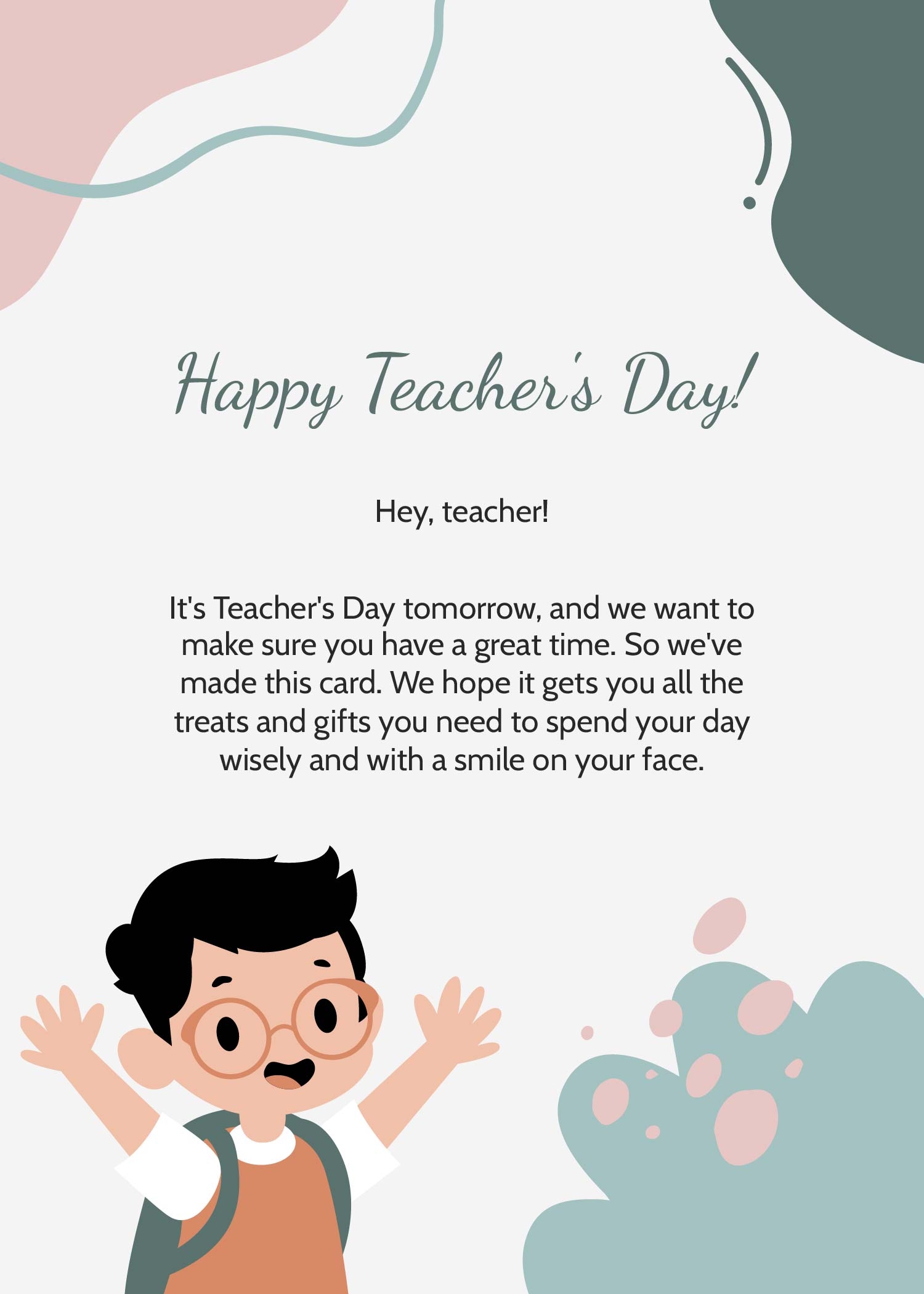 Teacher 39 s Day Invitation Card Template In PSD Illustrator Word Pages 