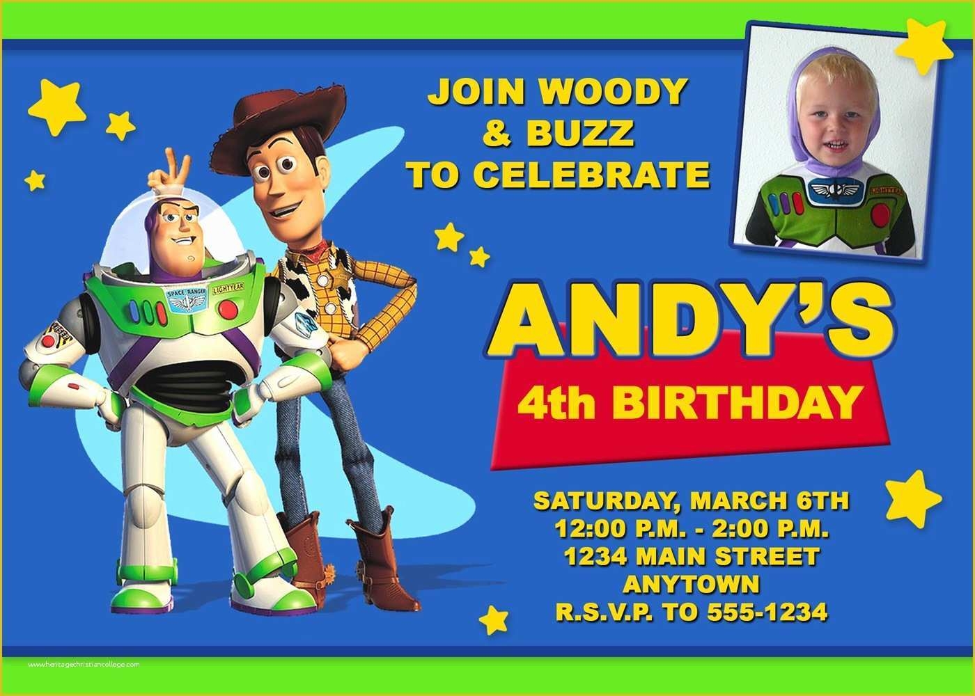Toy Story Invitation Template Free Download Of Toy Story 3 Free 