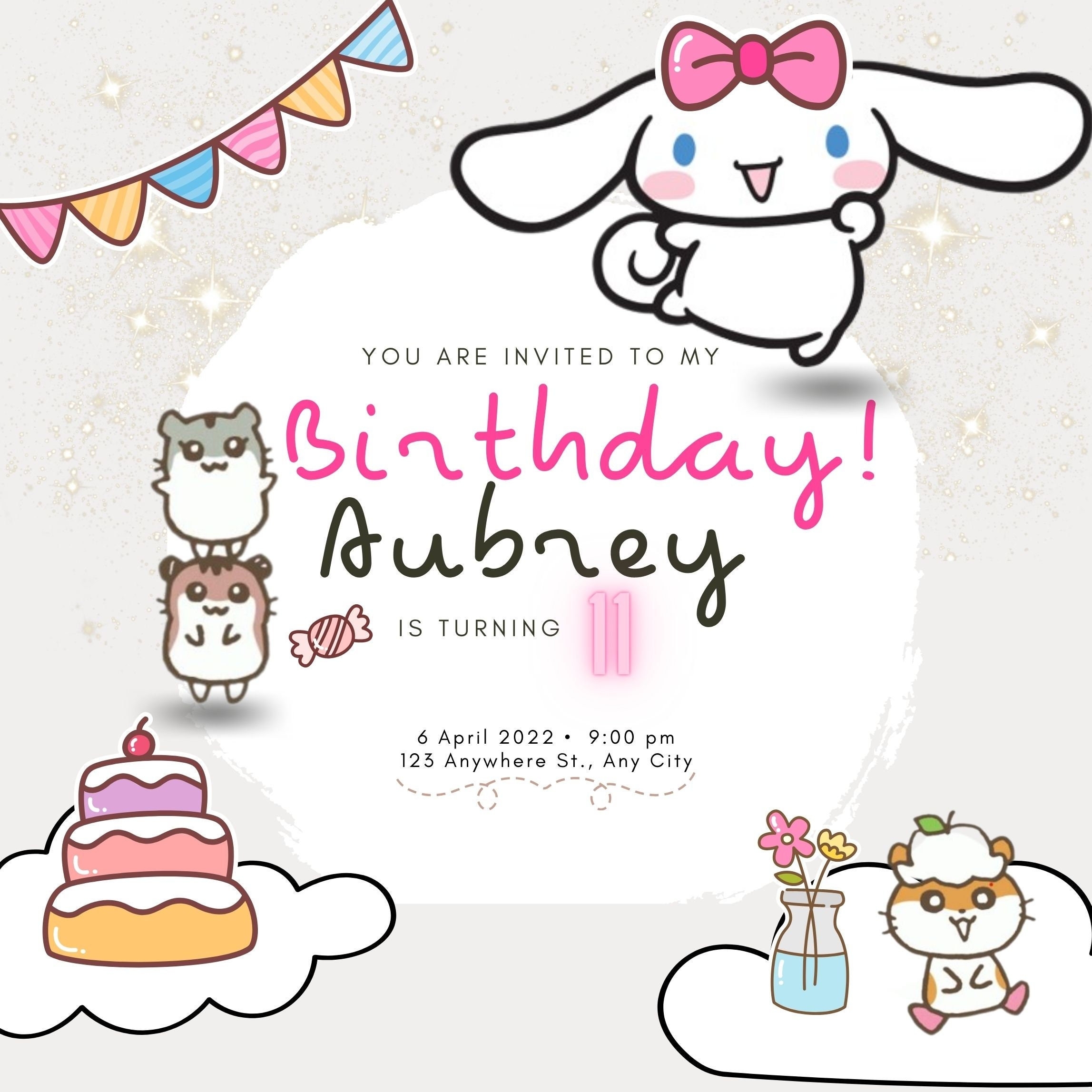 Unlock Enchanting Cinnamoroll Birthday Invites A Guide To Discoveries