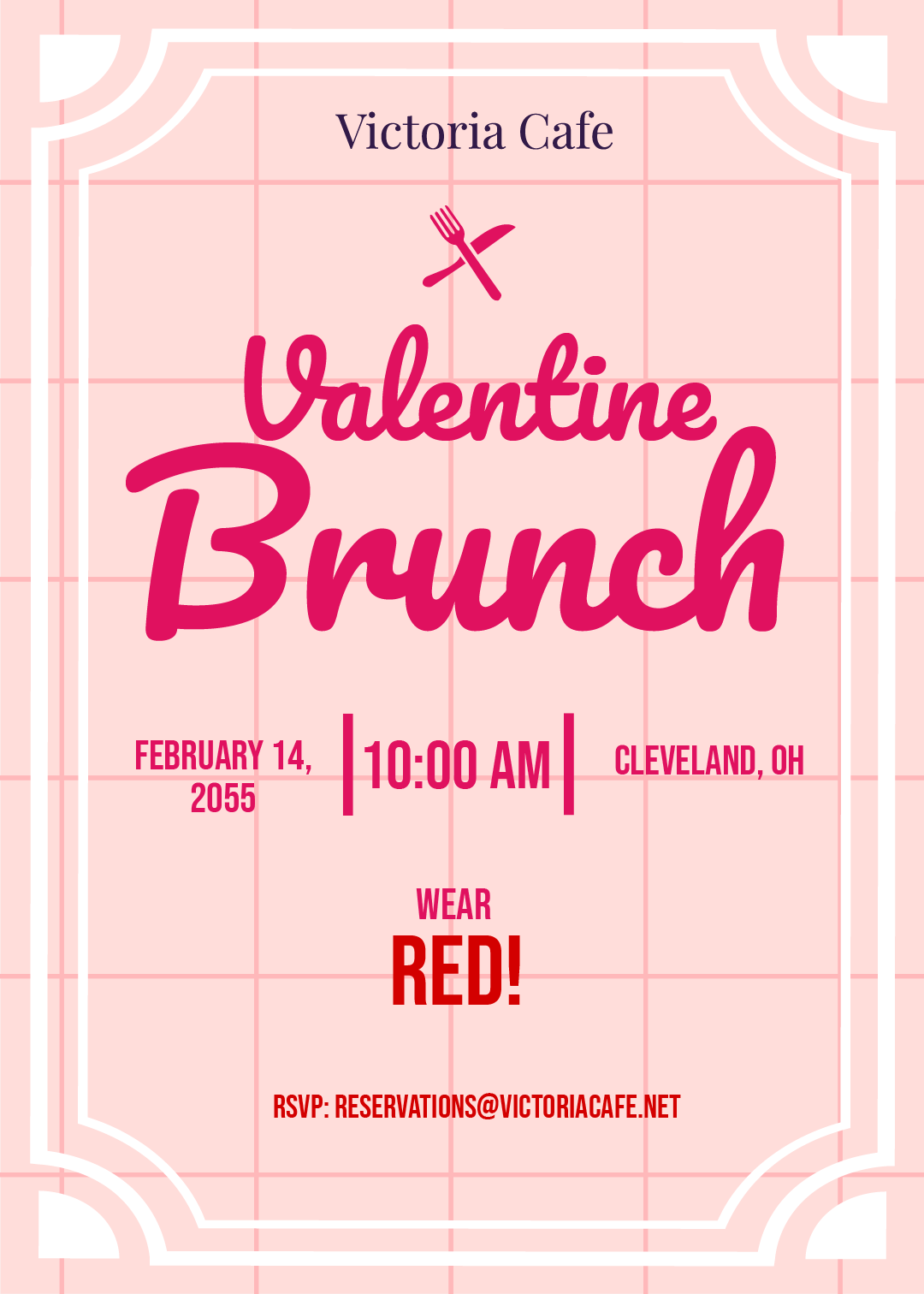 Valentine 39 s Brunch Invitation Template In Illustrator Photoshop Word 