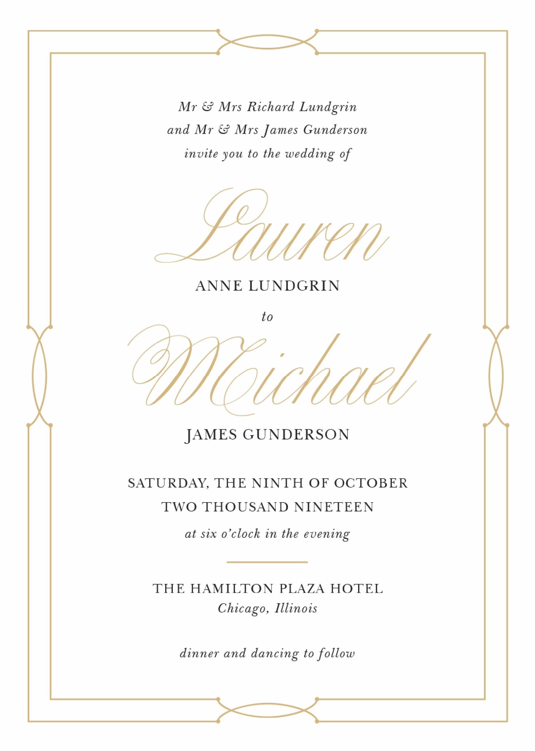 Wedding Invitation Etiquette