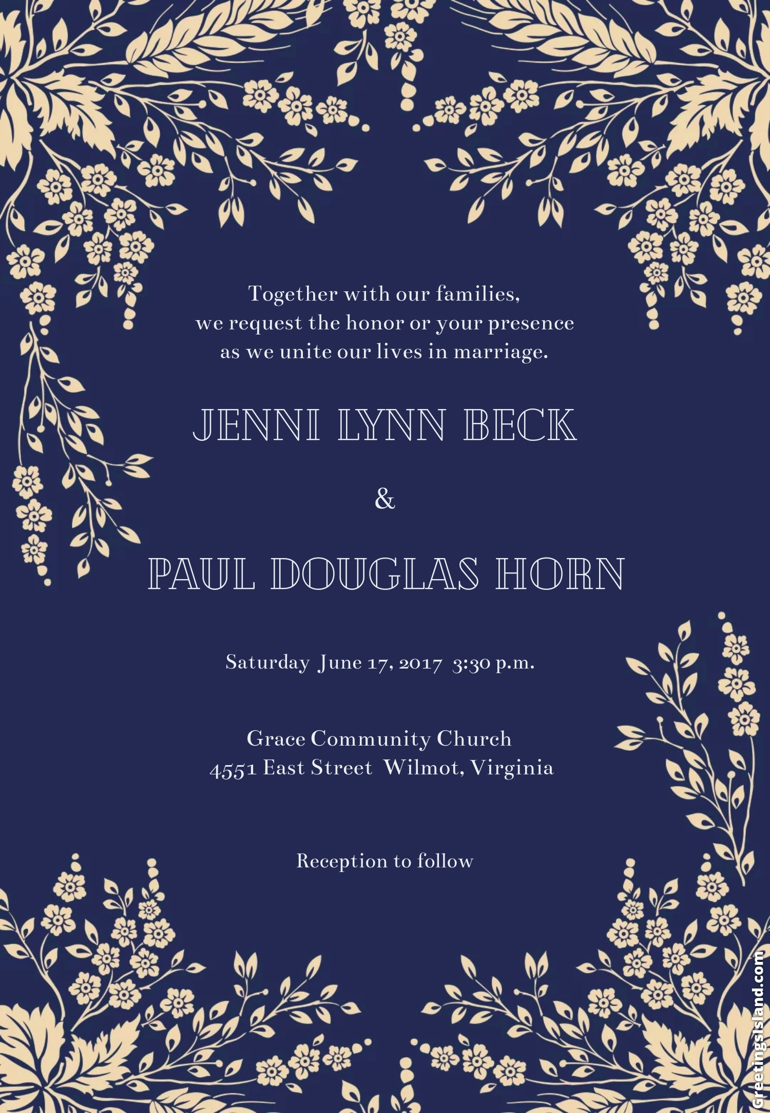 Wedding Invitation Free Downloadable Templates Caresop