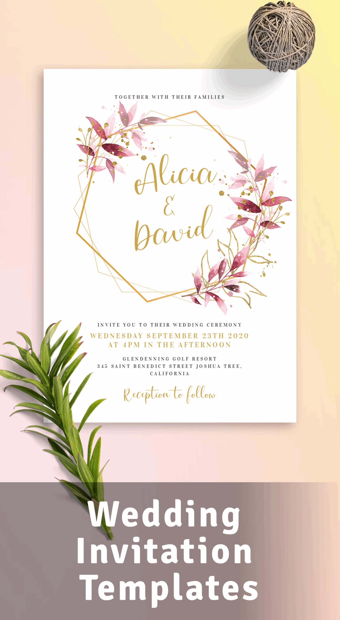 Wedding Invitation Templates Download Or Order Prints