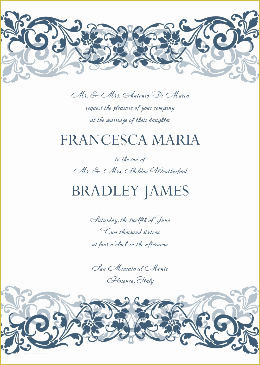 Wedding Templates Free Download Of Free Invite Templates 