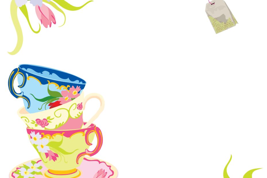 Word Tea Party Invitation Template