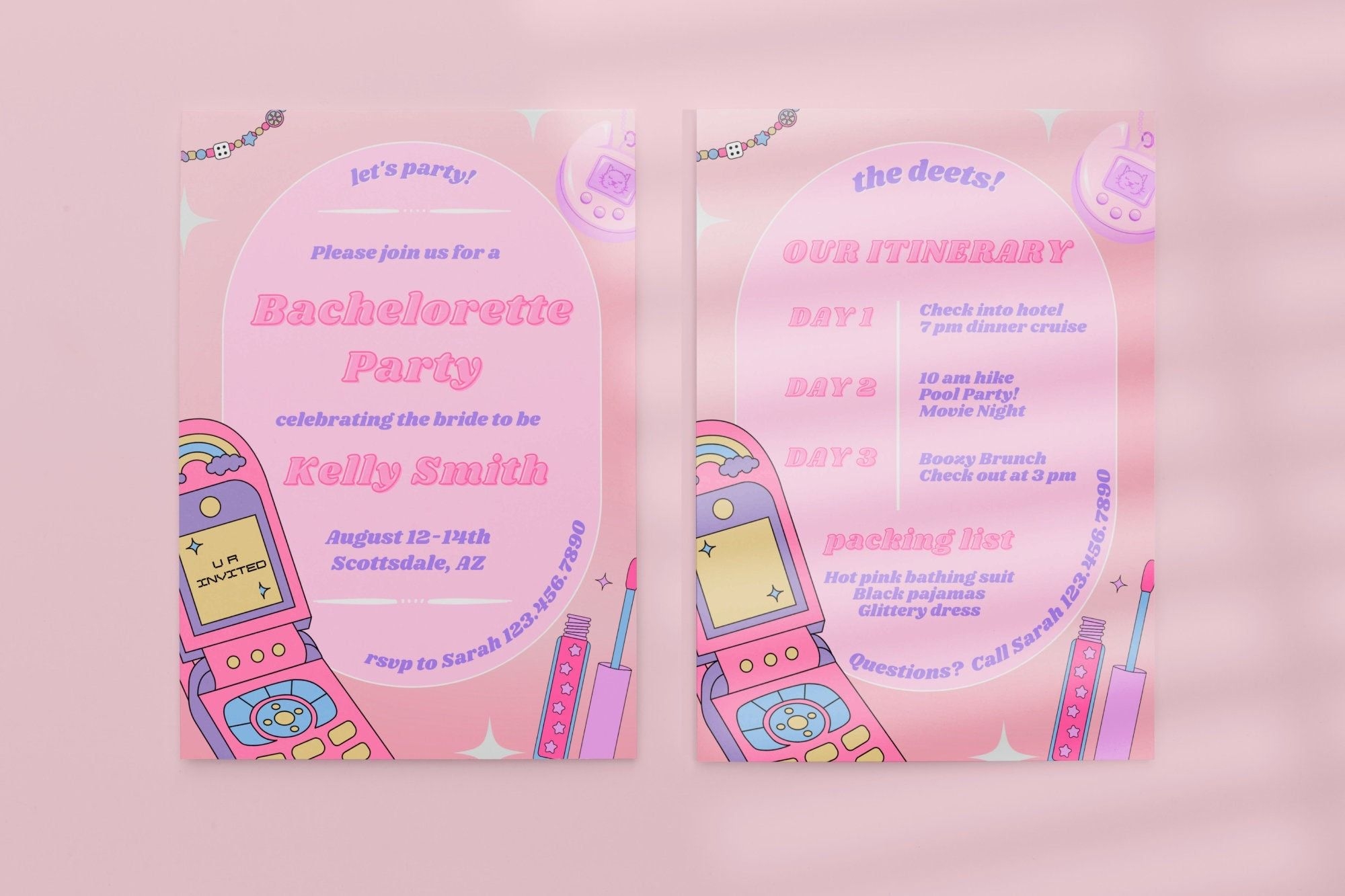 Y2K Party Invitation Template Free Ad Quickly Customize Free Party 