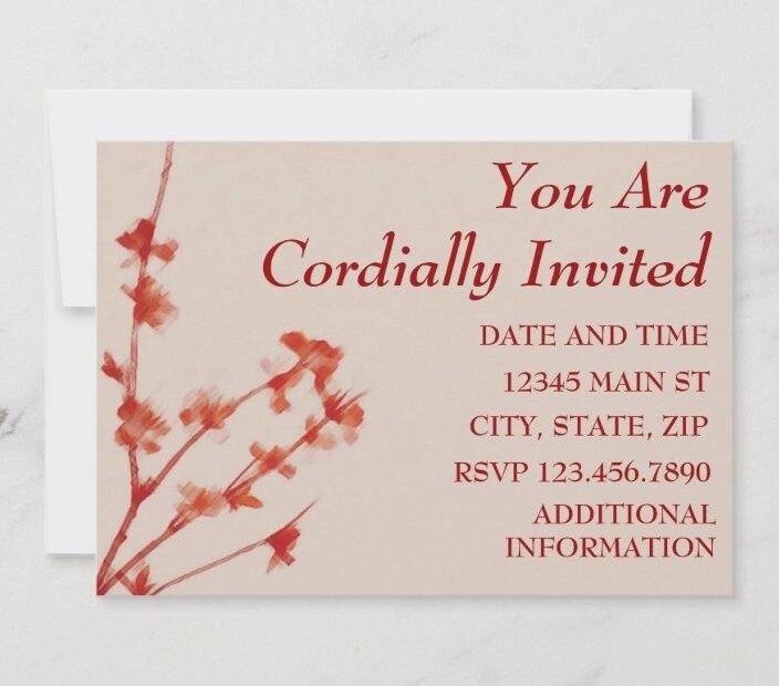 YOU ARE CORDIALLY INVITED INVITATION Zazzle ca